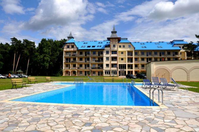 Ferienwohnung Amber Blue Mare Łukęcin Exterior foto